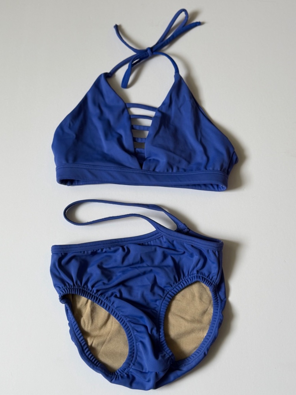 Second Skin Royal Blue Girls Two-Piece Dance Set YS